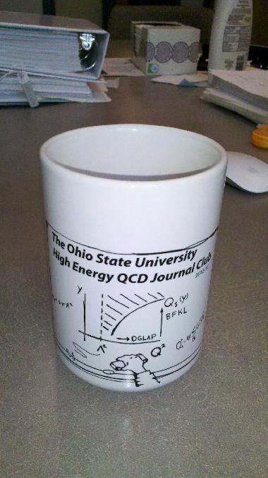 A mug with the high-energy QCD phase diagram