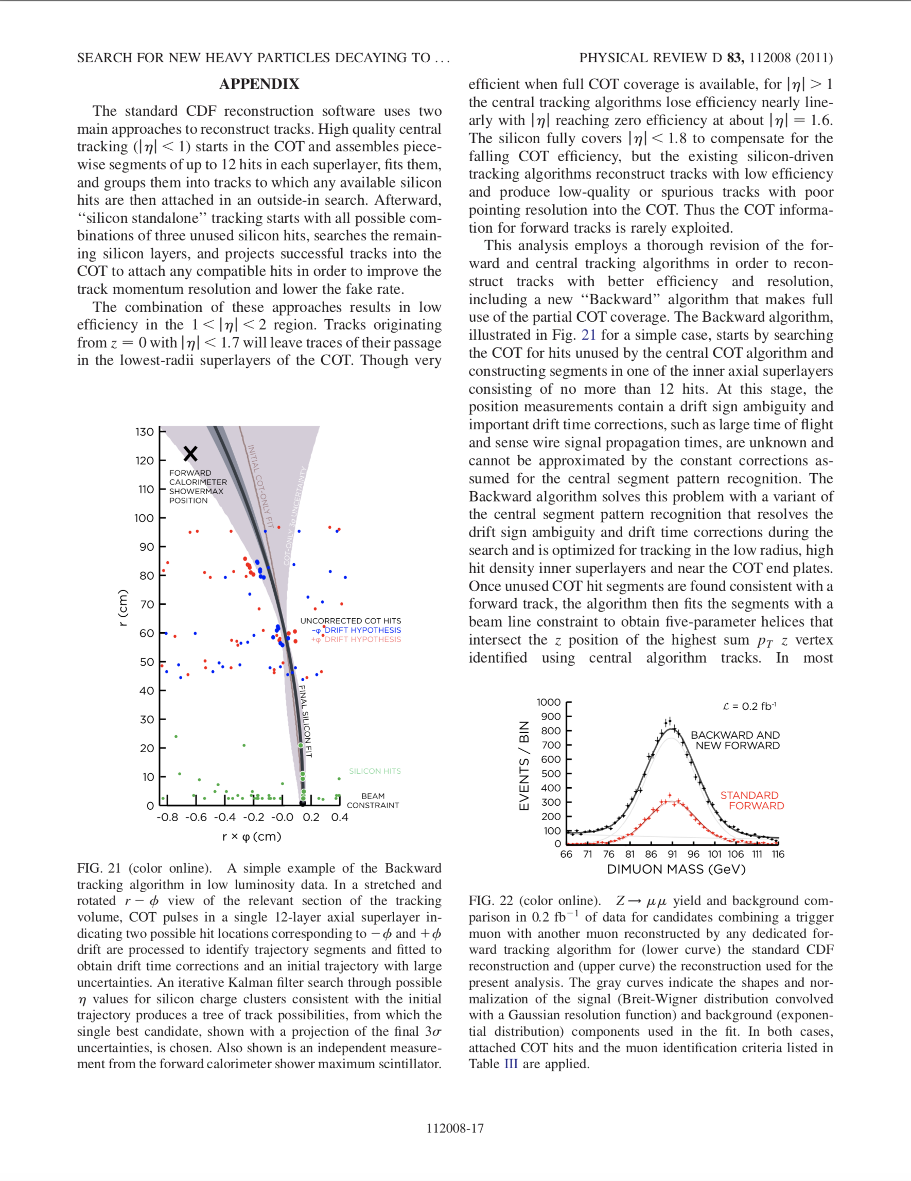 plot from ZZ search at CDF