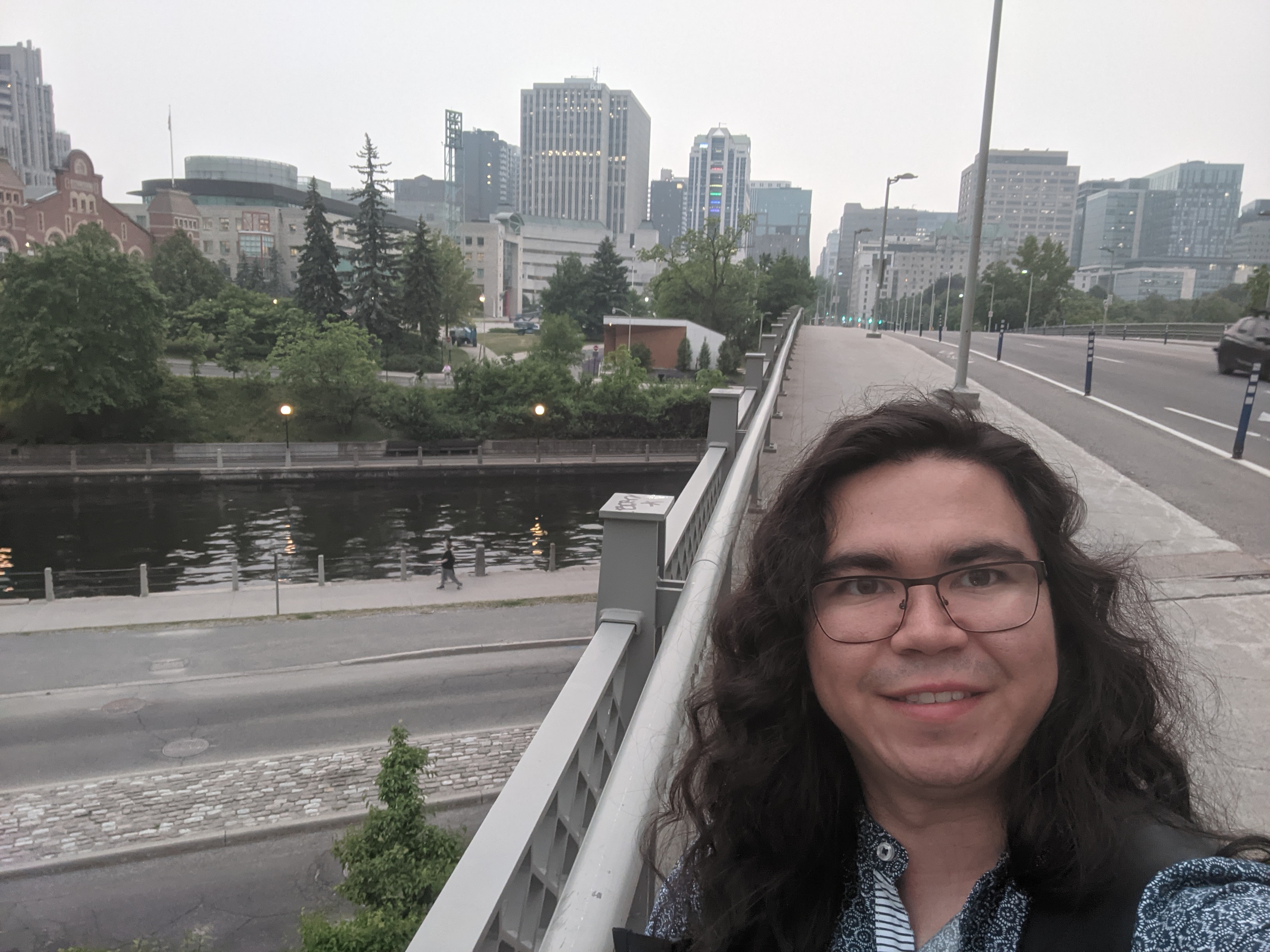 Photo of me in Ottawa attending the CMS Summer Session in Schubert Calculus