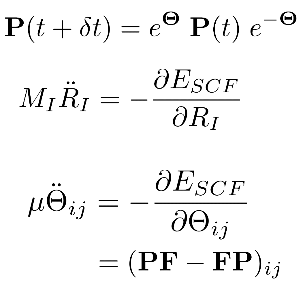 ELMD equations of motion