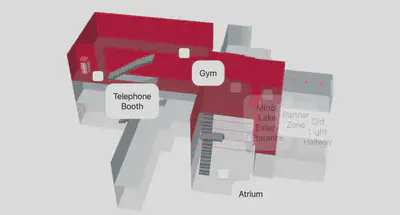 3D interactive building map