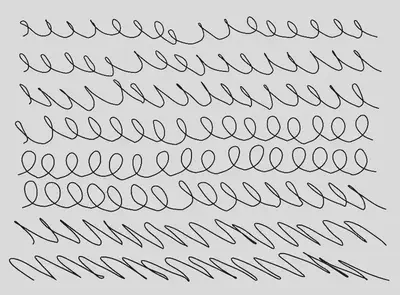 Gradually changing loop properties (drawn by the computer)