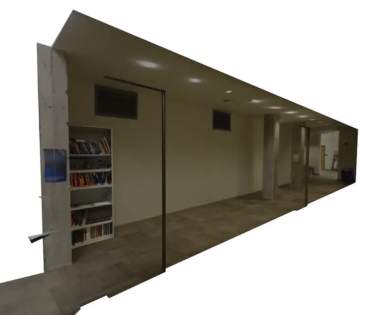 virtual 3D hallway