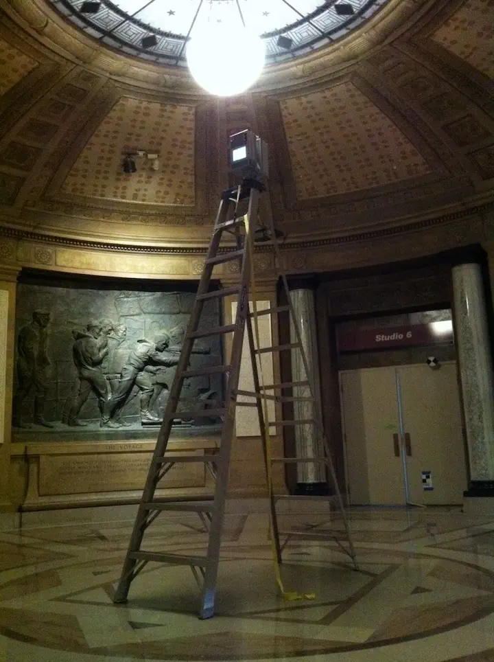 3d scanning rotunda sculpture walls