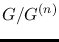 $G/G^{(n)}$