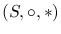 $( S, \circ, \ast) $