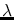 $\lambda$