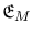 $\mathfrak{E}_M$