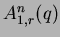 $ A_{1,r}^n(q)$