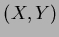 $ (X,Y)$