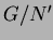 $ G/N^{\prime}$