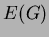 $ E(G)$