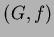 $ (G,f)$