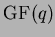 $ {\rm GF}(q)$