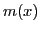 $ m(x)$