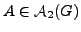 $ A \in \mathcal{A}_2(G)$