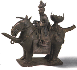 A kind of gray, ash-glazed ceramic developed in Shilla