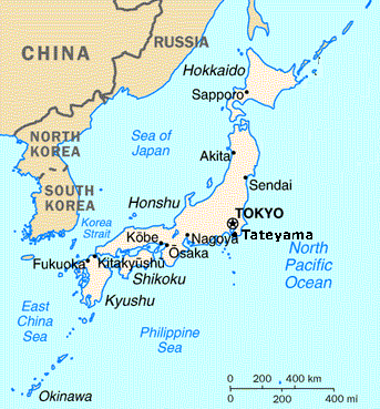 Map of Japan