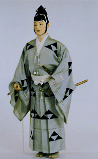 Samurai in daily wear and armour