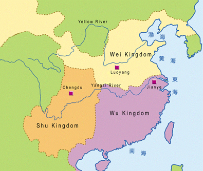 Map of the Three Kingdoms