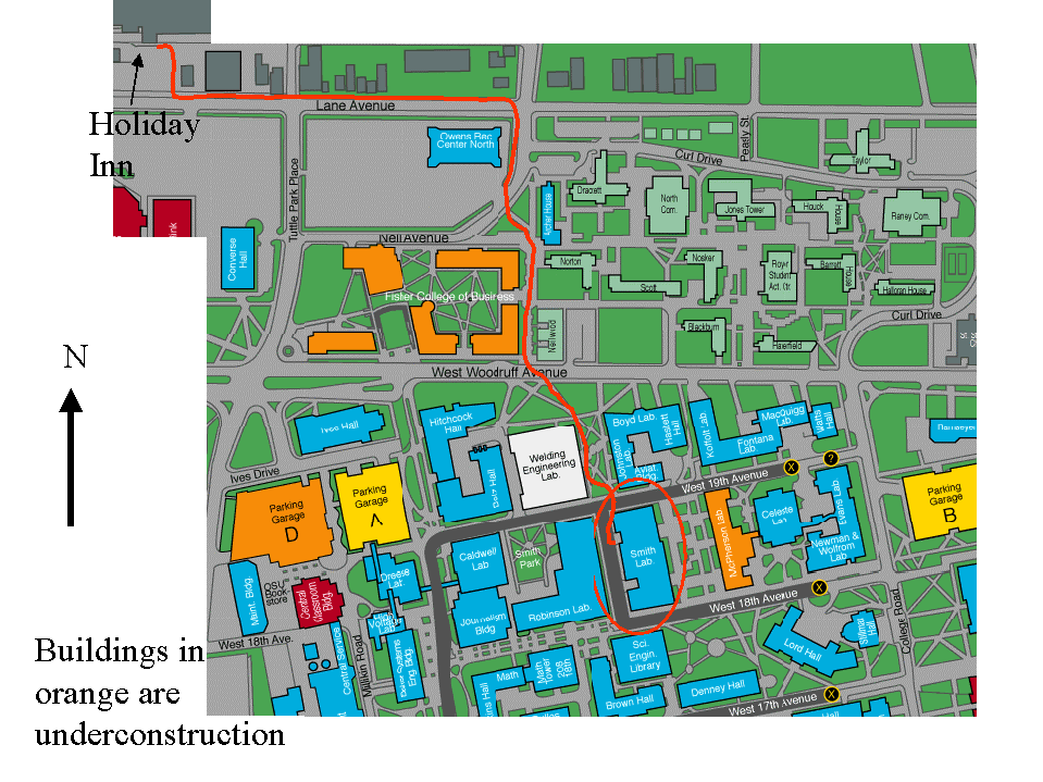 Campus map  The Ohio State University